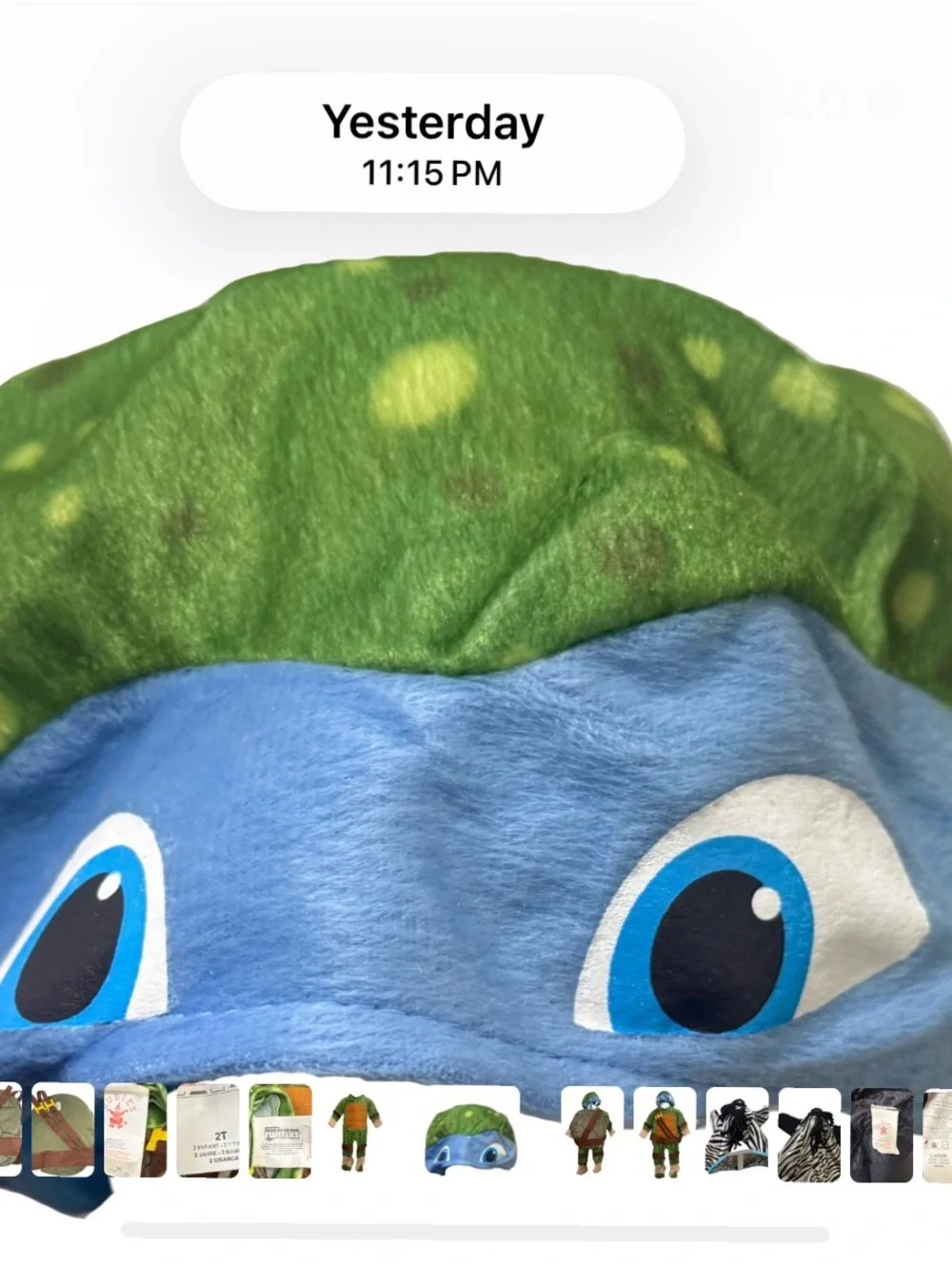 Kids Nickelodeon TeenAge Mutant Ninja Turtles - Leonardo Costume Sz 2T